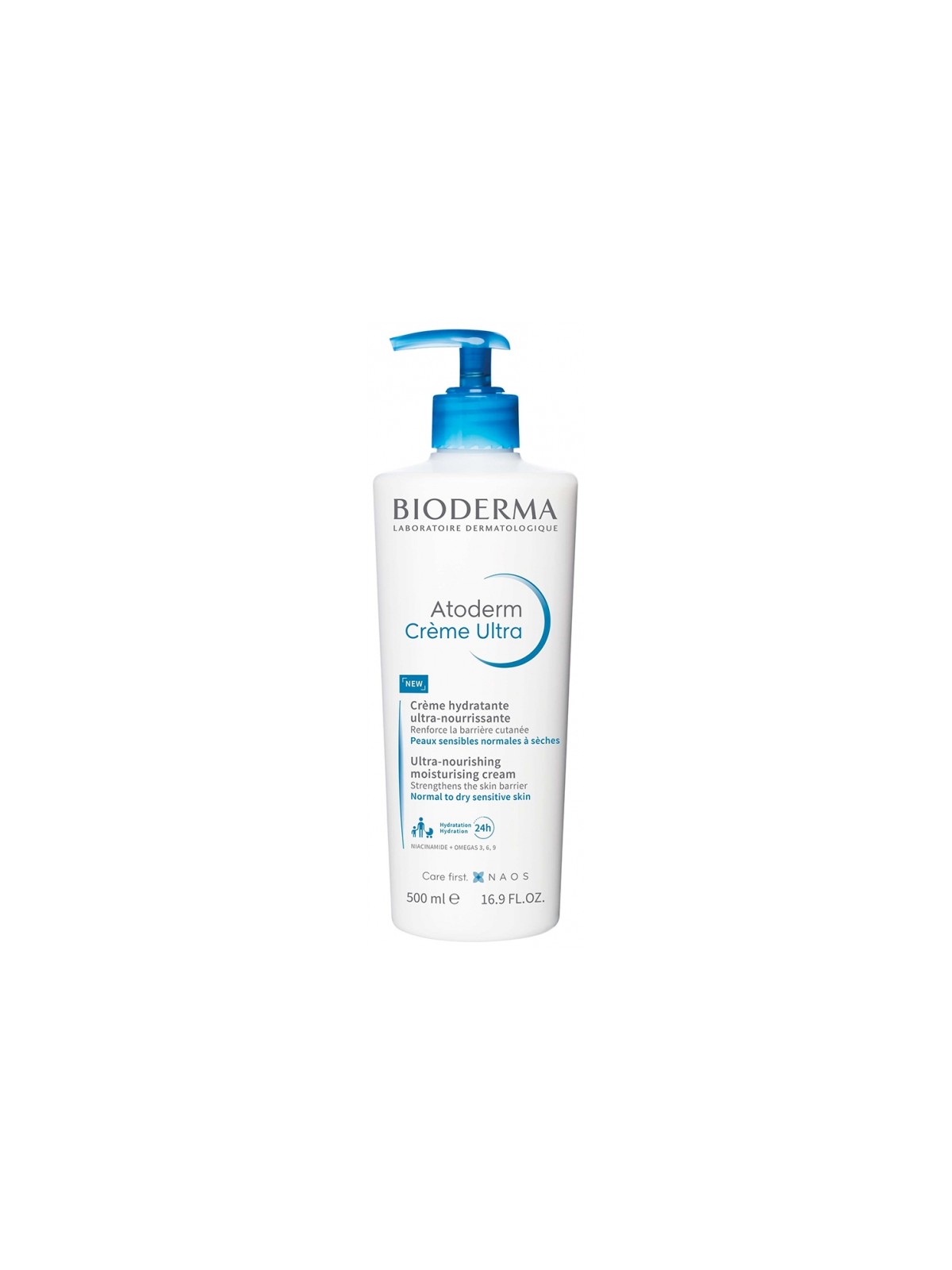 BIODERMA Atoderm Crème Ultra Crème Hydratante Ultra-Nourrissante 500 ml