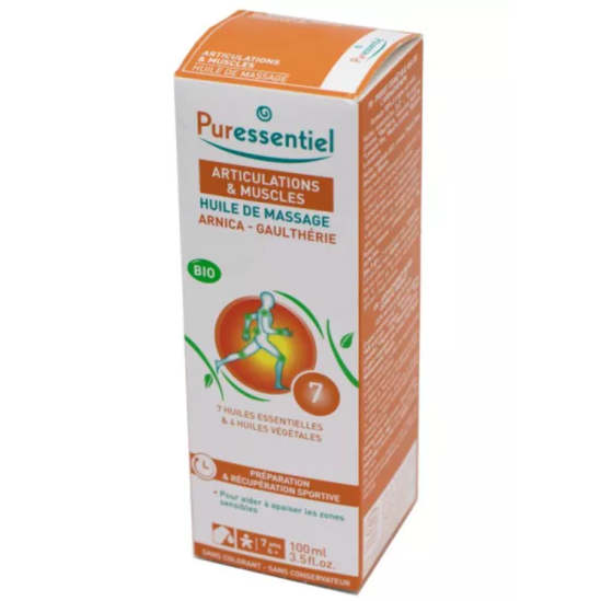 PURESSENTIEL Articulations et Muscles Huile de Massage 100ml