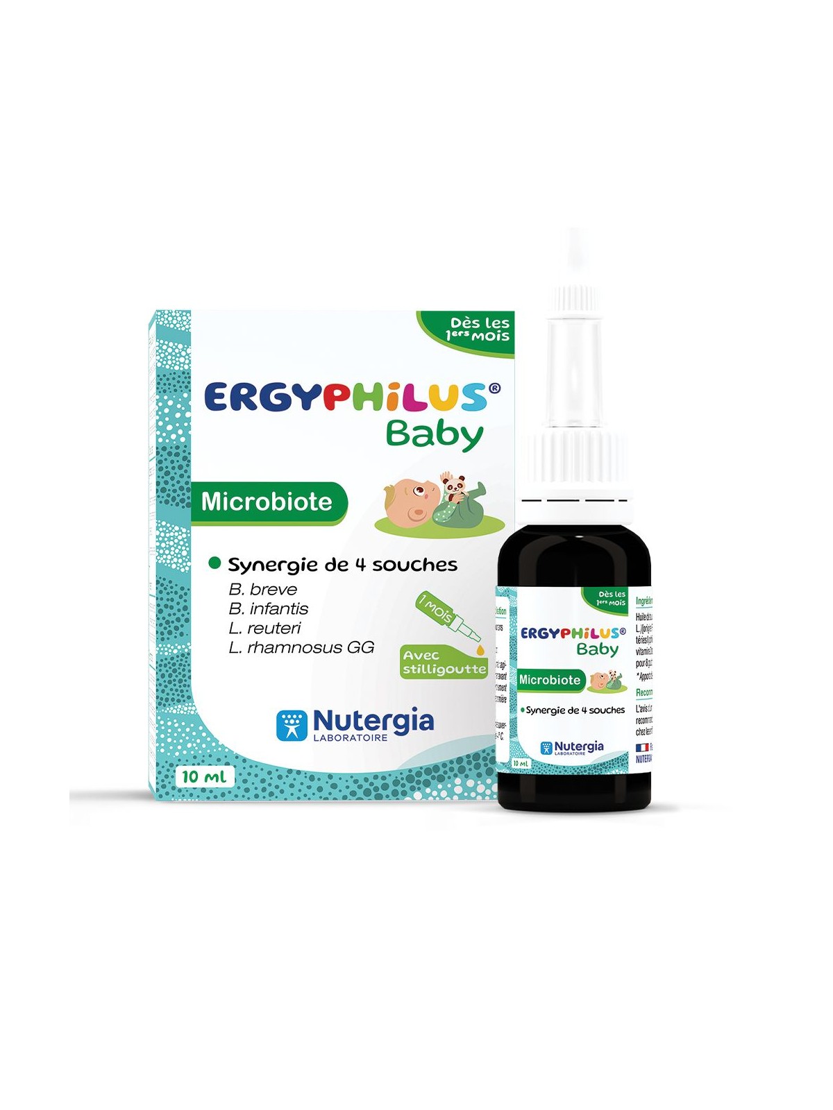 NUTERGIA Microbiote Baby Avec Stilligoute 10ml Ergyphilus