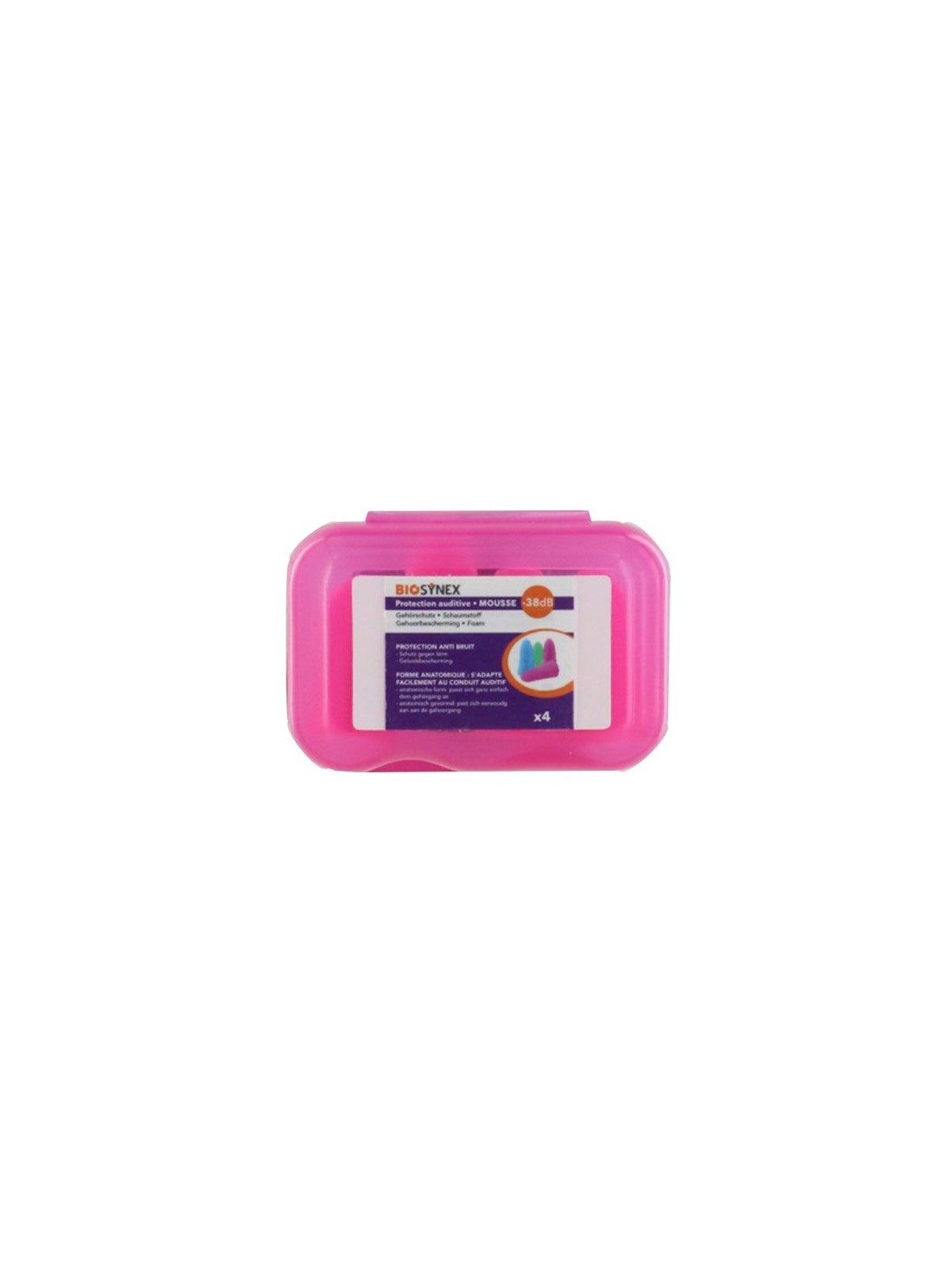 BIOSYNEX Protection Auditive En Mousse x2 paires