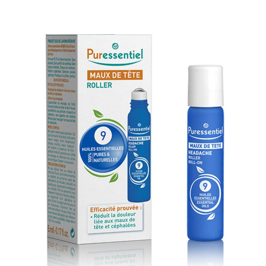 PURESSENTIEL Roller Maux De Tete 5ml