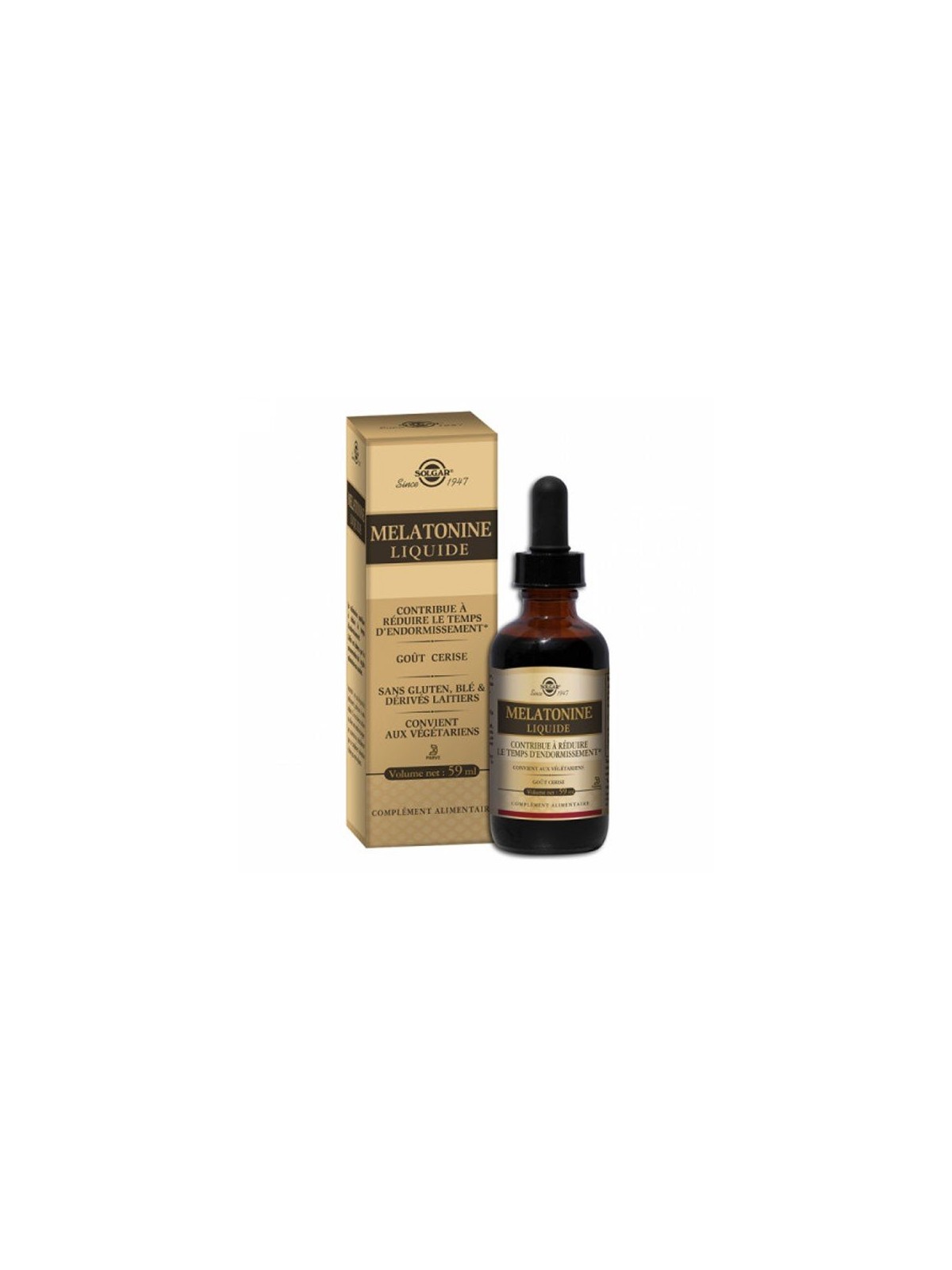 Solgar Mélatonine Liquide flacon 59mL