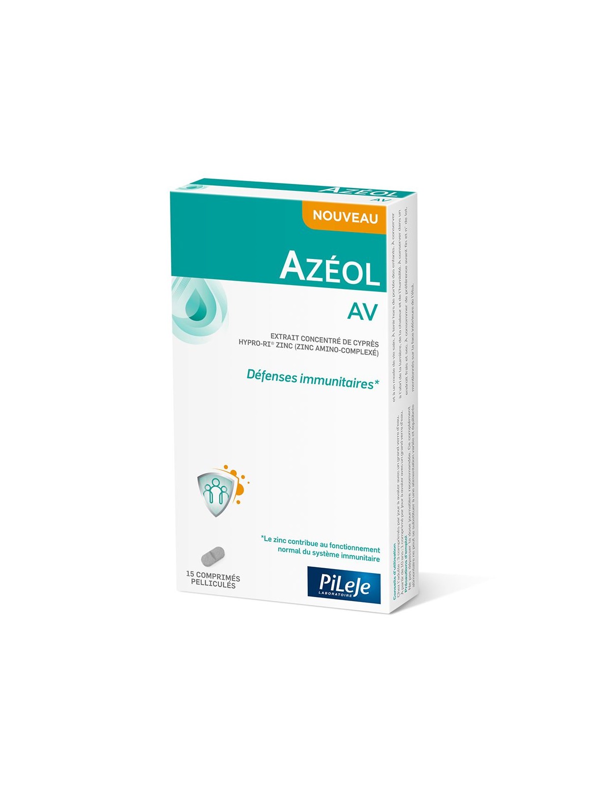PILEJE Azéol AV Défenses Immunitaires 15 comprimés