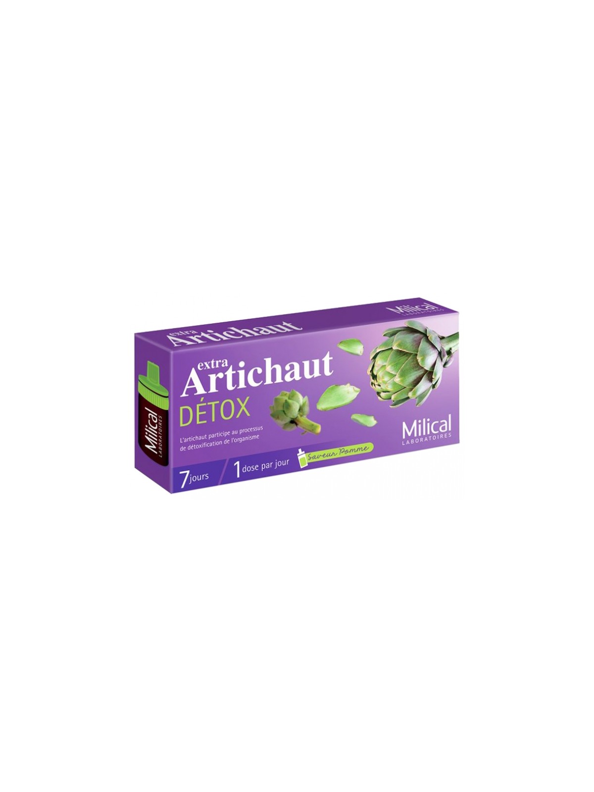 MILICAL Extra Artichaut Détox 7 Doses de 10ml