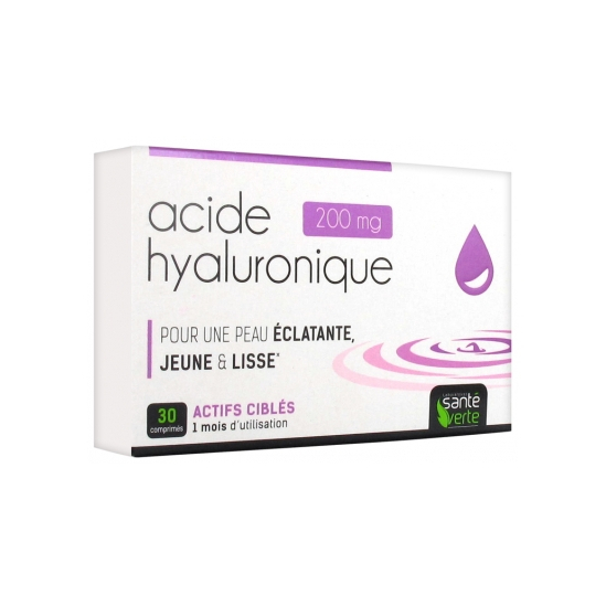 Santé verte acide hyaluronique 200mg 30 comprimés