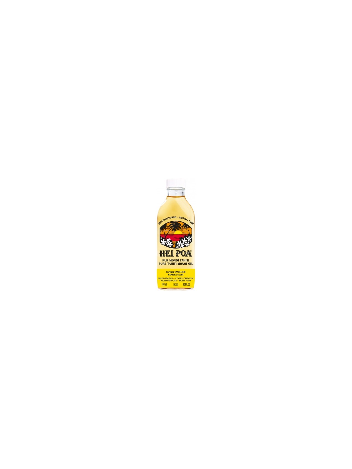 Hei poa pur monoï de Tahiti parfum vanillier 100ml