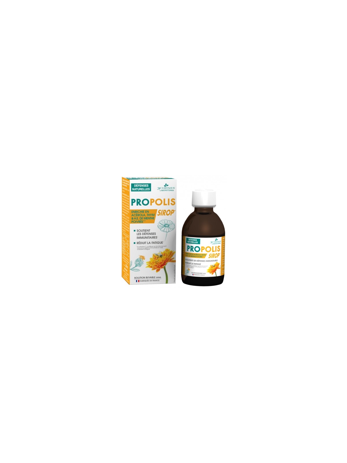 3 Chênes Propolis Sirop 200ML
