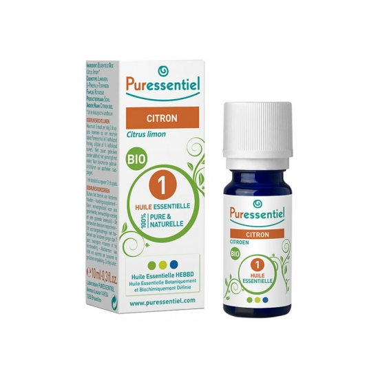 Puressentiel citron bio 10ml | Nom de la Pharmacie en variable