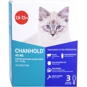 CLEMENT THEKAN Chanhold 45Mg Chat 2.6-7.5Kg 3x0.75Ml