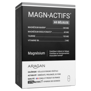 Aragan Synactifs MagnActifs 60 gélules