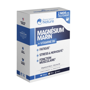Prescription Nature Magnesium Marin 300mg 60 gélules