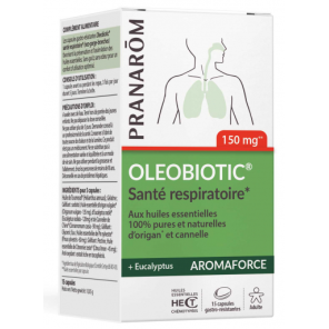 PRANAROM OLEOBIOTIC Santé respiratoire 15 capsules