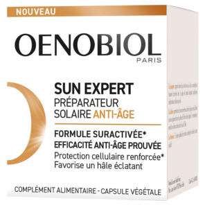 OENOBIOL Sun Expert Préparateur Solaire Anti-Âge 30 Capsules