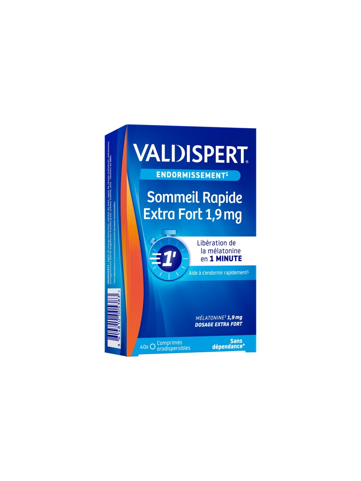 VALDISPERT Sommeil Rapide Extra Fort 1,9 mg 40 Comprimés Orodispersibles