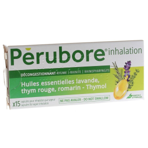 Perubore inhalation capsule pour inhalation par vapeur