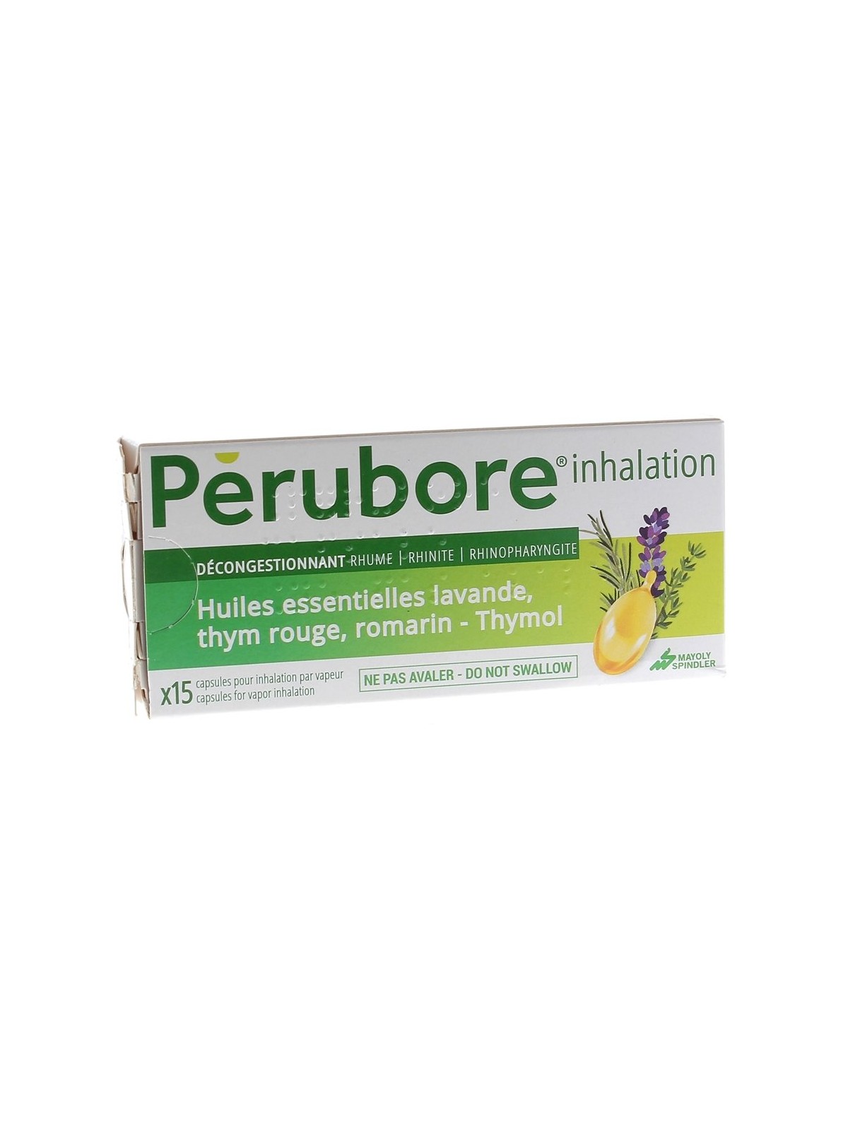 Perubore inhalation capsule pour inhalation par vapeur