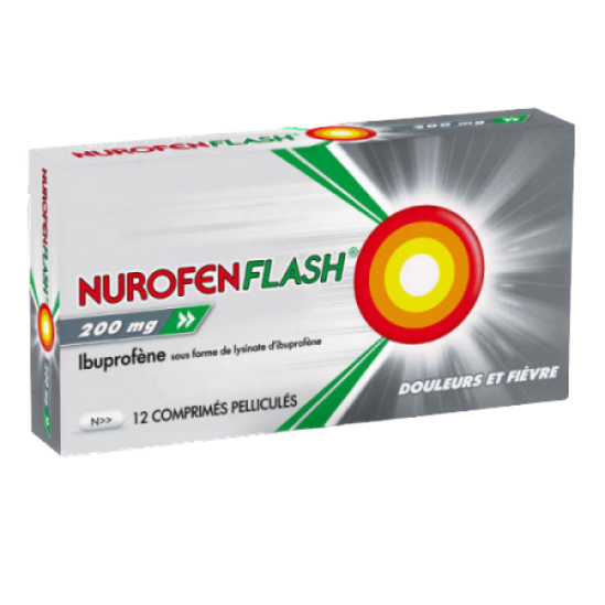 NUROFENFLASH 200MG Comprimés boite de 12