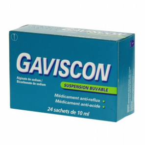 GAVISCON Suspension Buvable en Sachets-Dose Menthe Sans Sucre boite de 24