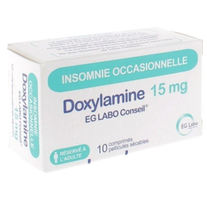 DOXYLAMINE EG 15MG CPR BTE 10