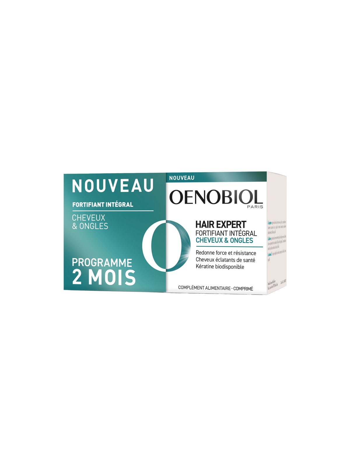 OENOBIOL Hair Expert Fortifiant Intégral Cheveux et Ongles 120 Comprimés