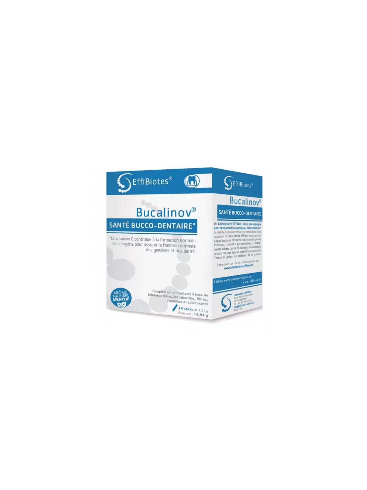 EFFINOV Bucalinov Santé bucco-dentaire 14 sticks