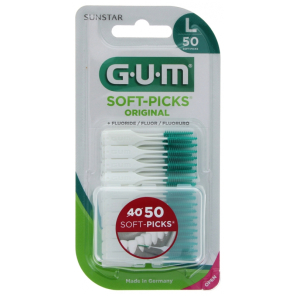 GUM Soft-Picks Original 50 Unités Taille : Large