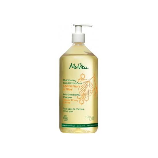 MELVITA Shampoing Familial Extra-Doux 1L