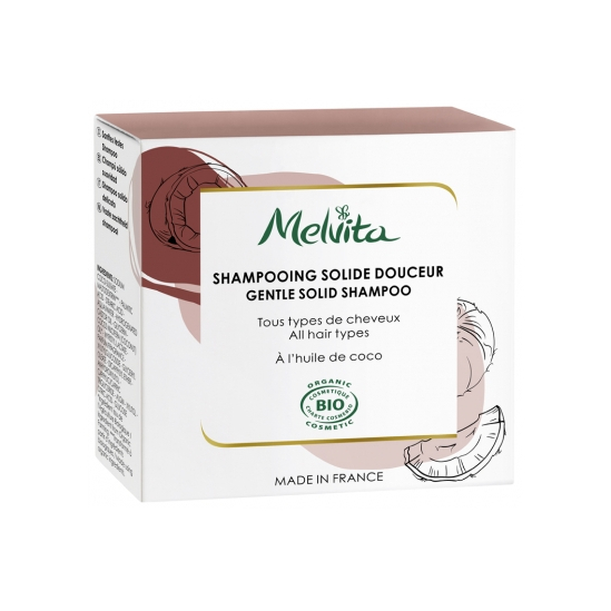 MELVITA SHP SOLIDE DOUX 55G