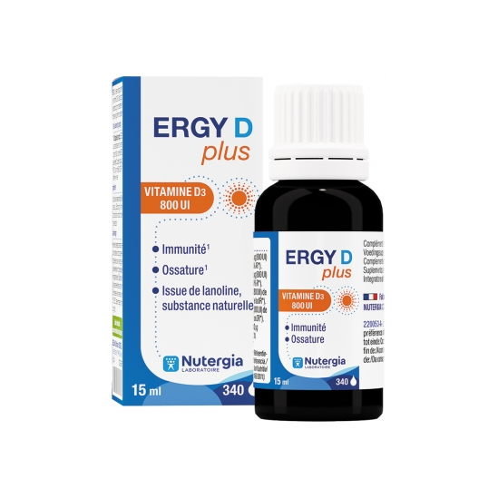 ERGY D PLUS VIT D3 15 ML