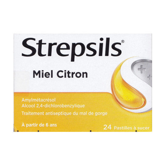 STREPSILS Miel Citron Pastilles boite de 24