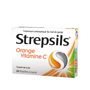 STRPSILS Orange Vitamine C Pastilles boite de 24
