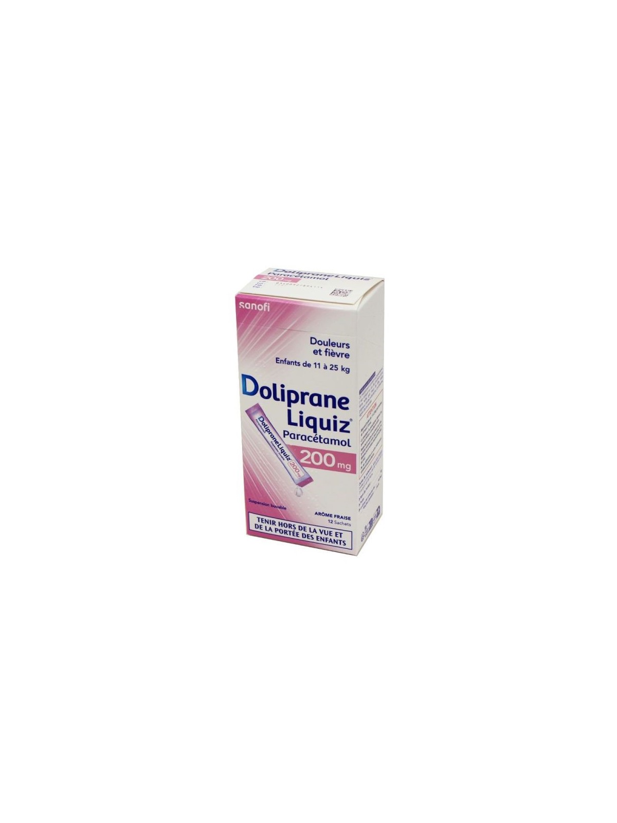 Doliprane Liquiz 200mg 12 Sachets