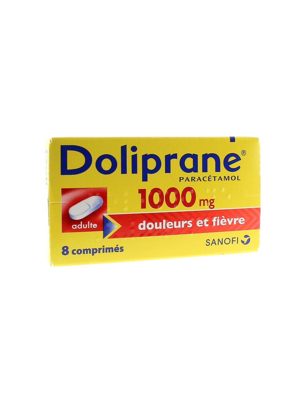 Doliprane 1g 8 comprimés