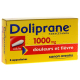 DOLIPRANE 1 000MG Douleurs et Fièvre Suppositoires boite de 8