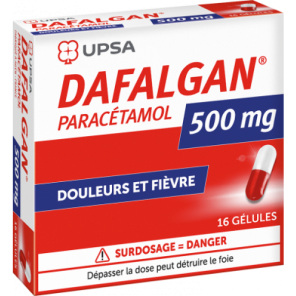 DAFALGAN 500MG Douleurs et Fièvre Gélules boite de 16