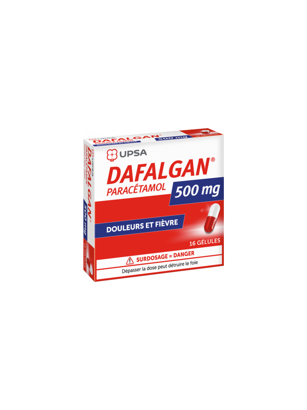 Dafalgan 500Mg 16 Gélules 