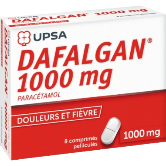 Dafalgan 1g 8 Comprimés