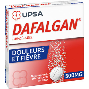 DAFALGAN 500MG Douleurs et Fièvre Comprimés Effervescents Sécables boite de 16