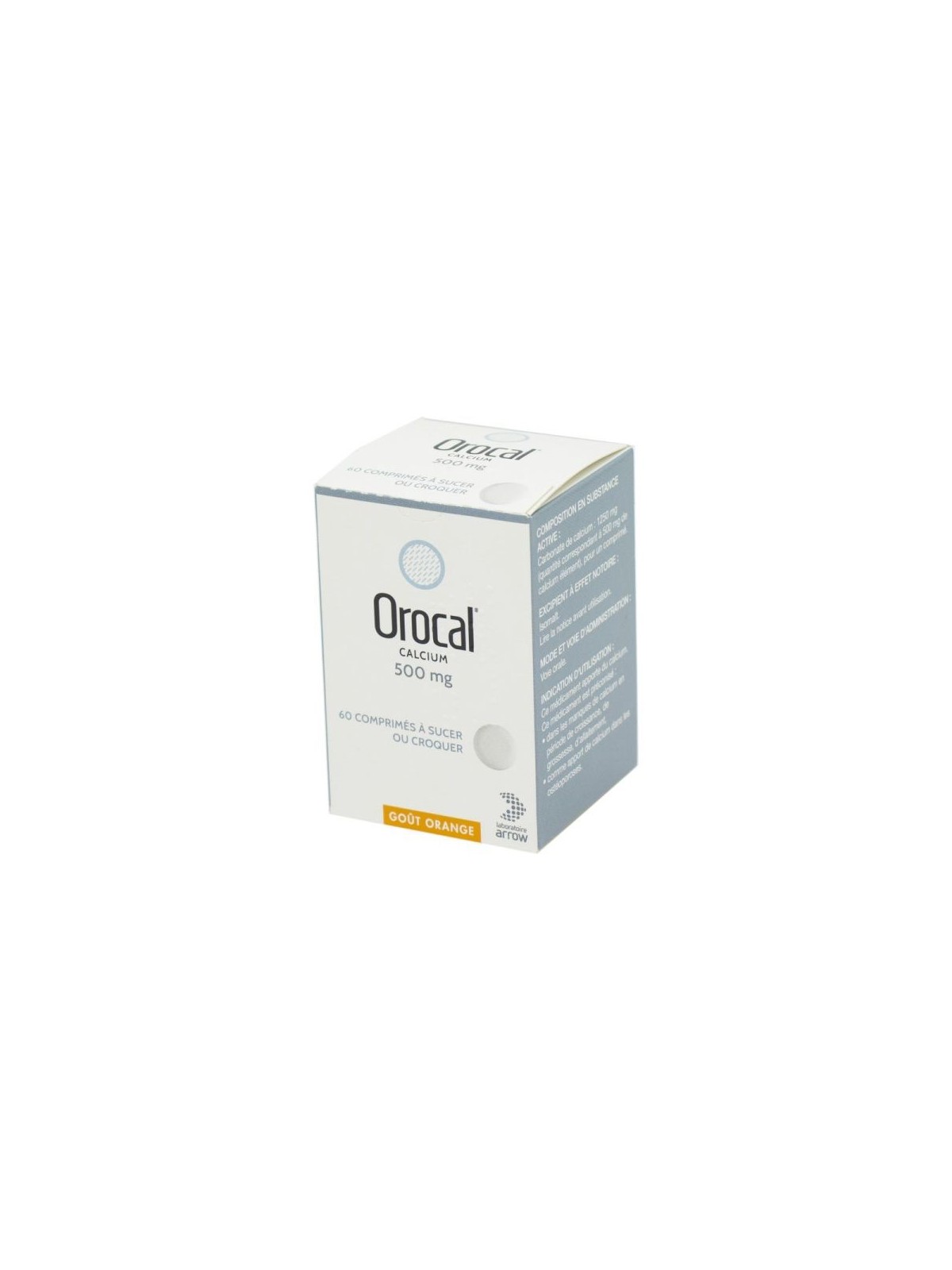 Orocal 500mg 60 comprimés | Nom de la Pharmacie en variable