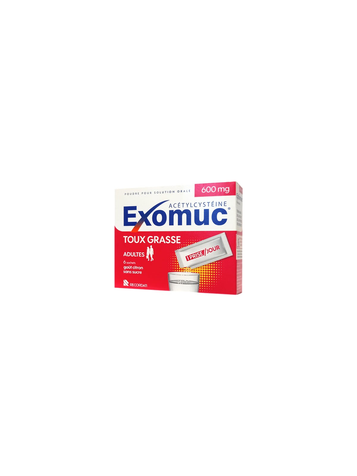 EXOMUC 600MG PDR ORAL SACH BTE 6
