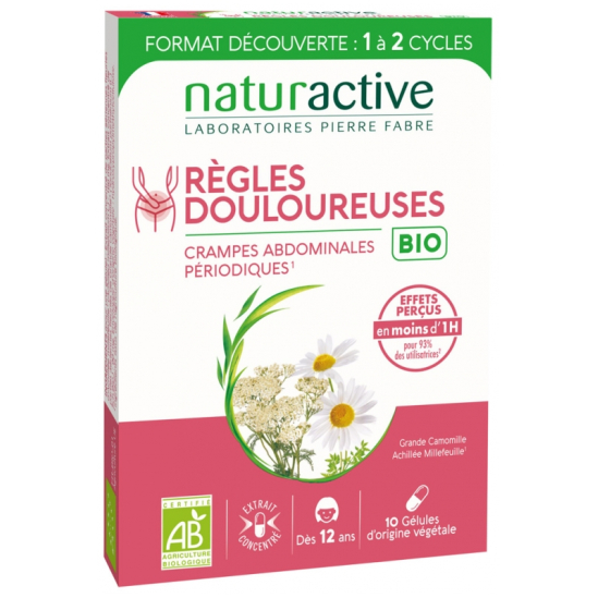 NATURACTIVE Règles Douloureuses Bio 10 Gélules