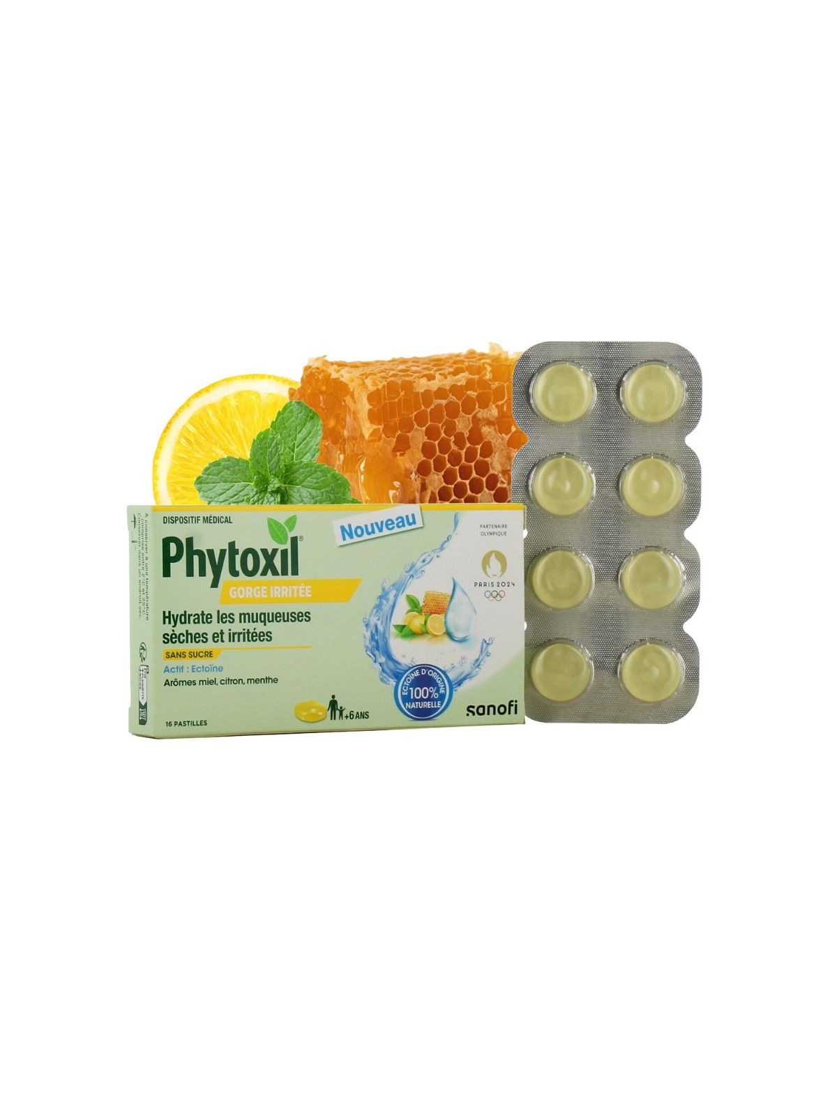 PHYTOXIL Gorge Irritée Citron/Menthe 16 Pastilles