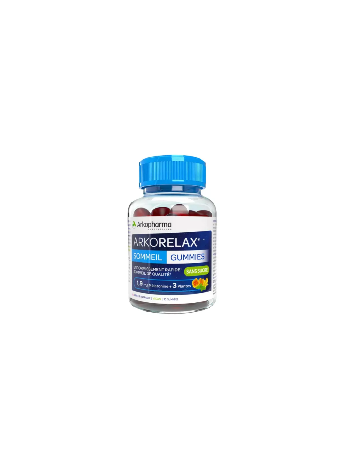ARKORELAX SOMMEIL 60 Gummies Endormissement Rapide Sommeil de Qualité