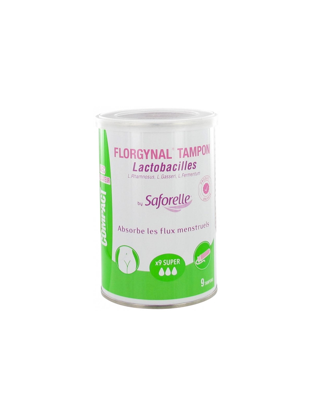 Florgynal Tampon Applicateur Compact 9 Super