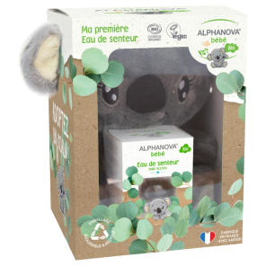 ALPHANOVA Bébé Eau de Senteur Bio 50 ml + Peluche Koala