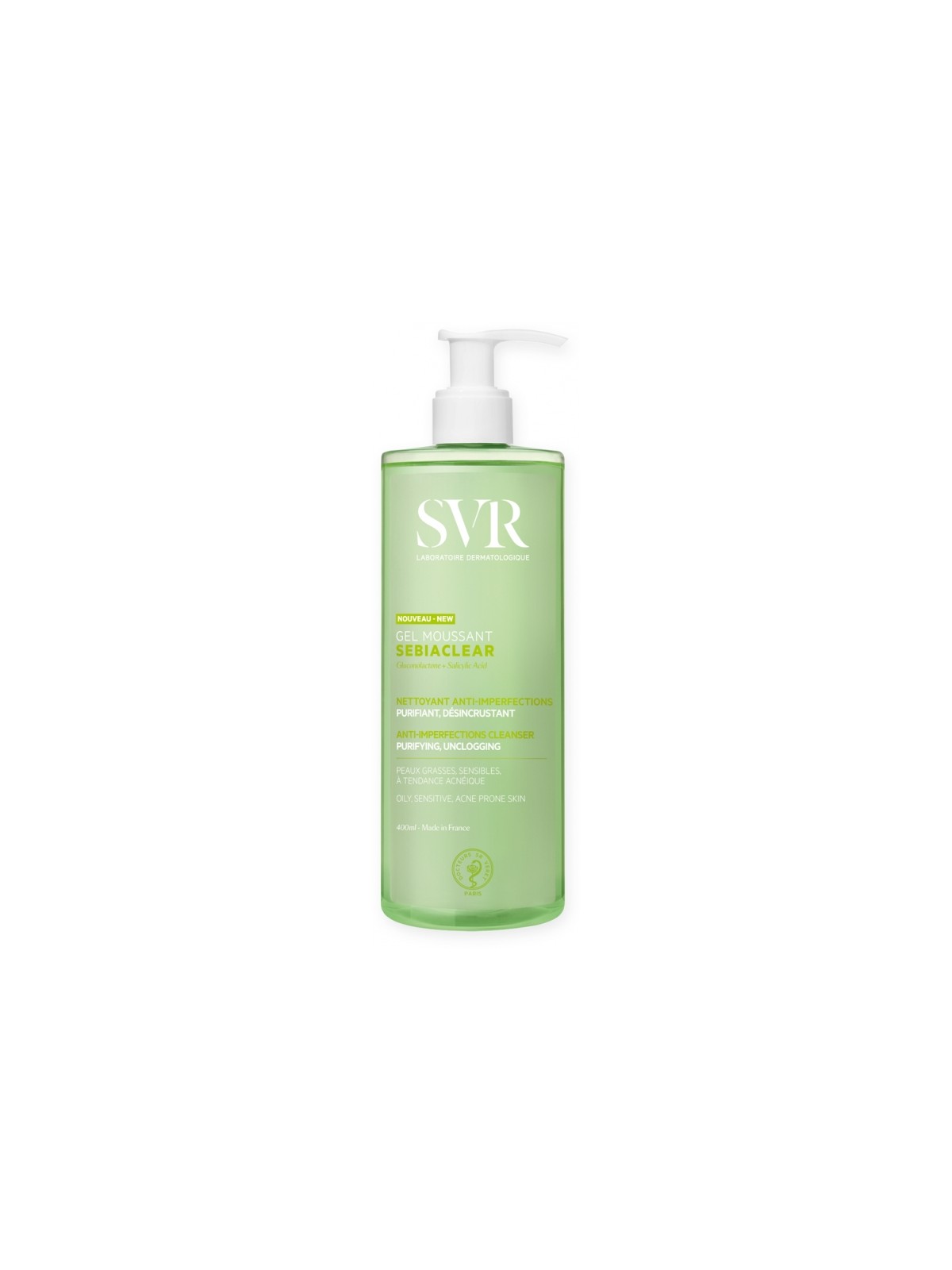 SVR Sebiaclear Gel Moussant Anti-Imperfections 400 ml