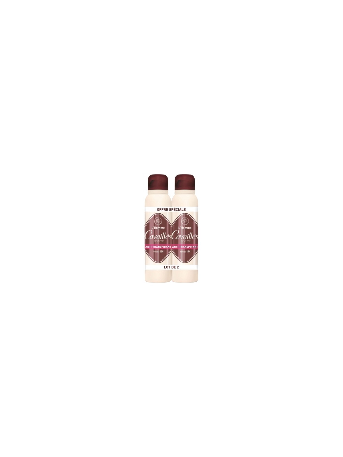 Rogé Cavaillès L'Homme Anti-Transpirant 48h Spray 2x150ml