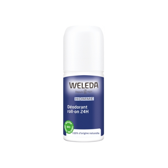 Weleda Déodorant Roll-on 24 H Homme 50 ml