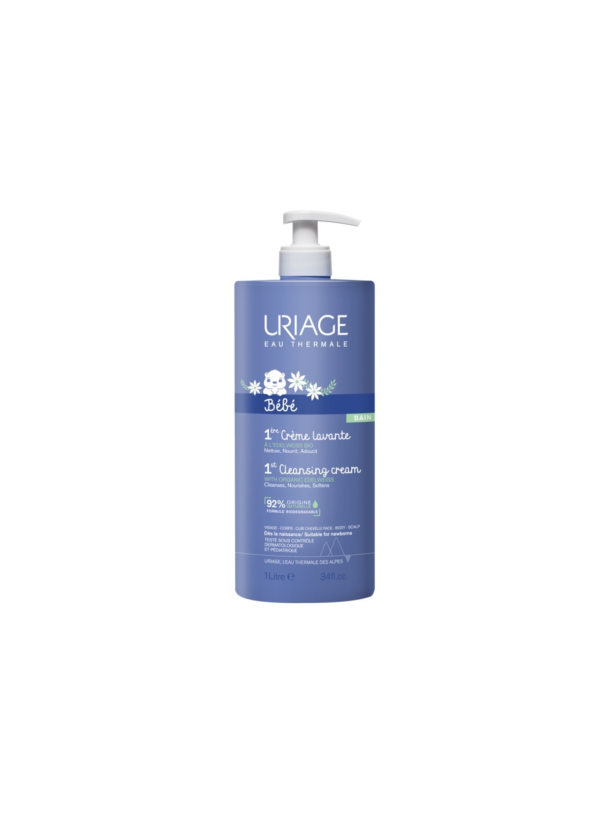 URIAGE Bébé 1ère Crème Lavante 1 L
