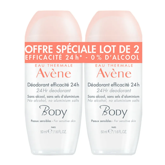 AVENE BODY Duo Déodorant Efficacité 24h